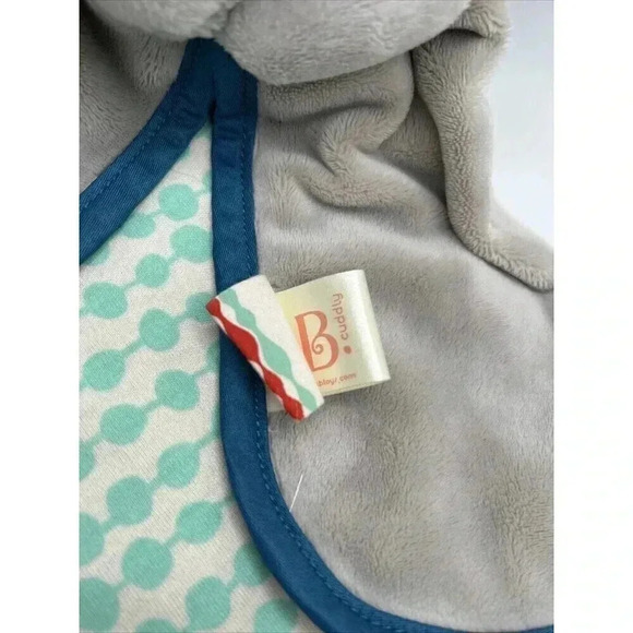 B Baby Cuddly Plush Koala Bear Lovey Security Blanket Gray - Picture 2 of 4